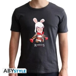 ABYstyle LAPINS CRETINS - Spoof Assassin - T-Shirt - Homme - (XS)