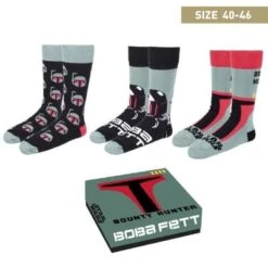 Cerda STAR WARS - Boba Fett - Pack Chaussettes 3x - TU40-46