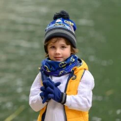 Cerda BATMAN - Set Bonnet Pompon + Gants + Tour De Cou - 3Pc Enfant -Homme & Co Soldes Boutique FIG2200009626 6