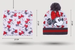 Cerda MINNIE - Set Bonnet Pompon + Gants + Tour De Cou - 3Pc Enfant -Homme & Co Soldes Boutique FIG2200009627 5