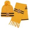 Cerda HARRY POTTER - Set Bonnet Pompon + Echarpe - Poufsouffle - Enfants
