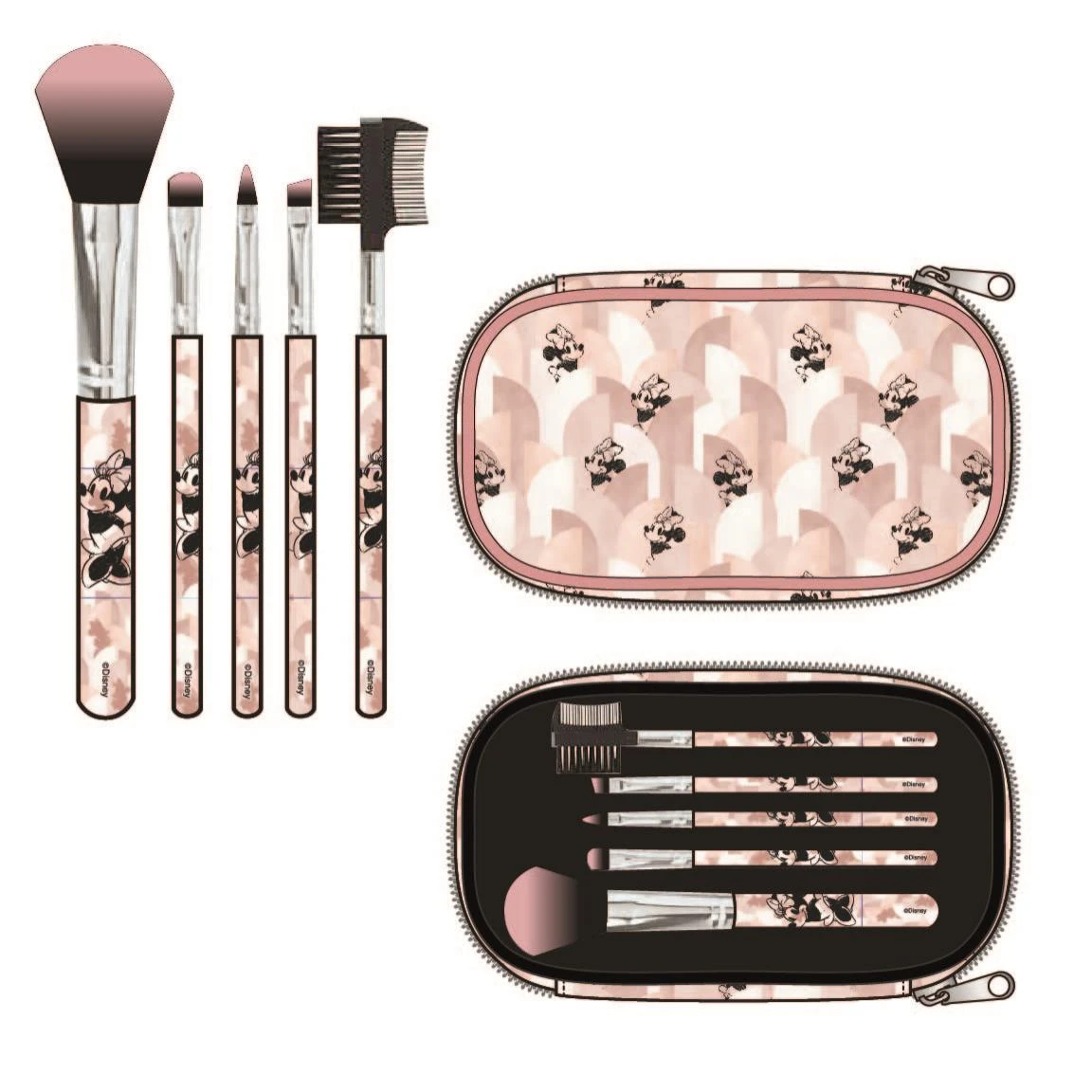 Cerda MINNIE - Set Beauté + Trousse De Toillette - 4 Pc 1 Cerda MINNIE - Set Beauté + Trousse De Toillette - 4 Pc