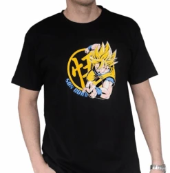 ABYstyle DRAGON BALL - T-Shirt DBZ/Goku Super Saiyan Homme Black (L)