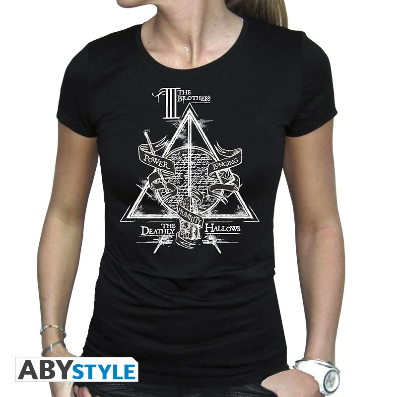 ABYstyle HARRY POTTER - Reliques De La Mort - T-Shirt - Femme - (S) 1 ABYstyle HARRY POTTER - Reliques De La Mort - T-Shirt - Femme - (S)