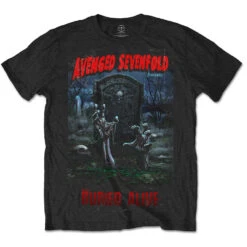 AVENGED SEVENFOLD - T-Shirt RWC- Buried Alive Tour 2012 (L) -Homme & Co Soldes Boutique FIGASTTRTW01MB 4