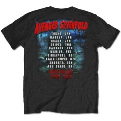 AVENGED SEVENFOLD - T-Shirt RWC- Buried Alive Tour 2012 (L) -Homme & Co Soldes Boutique FIGASTTRTW01MB 5