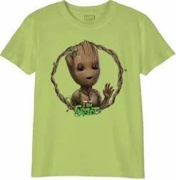MARVEL - Groot Crown Logo - T-shirt Enfant (12 Ans)
