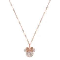 MINNIE - Rose Gold - Collier En Laiton Plaqué Argent -Homme & Co Soldes Boutique FIGCF01055PZWL QPH 3