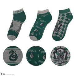 Cinereplicas HARRY POTTER - Serpentard - Lot De 3 Paires De Chaussettes