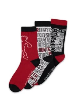 Difuzed HUNTER X HUNTER - Crew Socks -Pack De 3 Paires De Chaussettes (T43-46)
