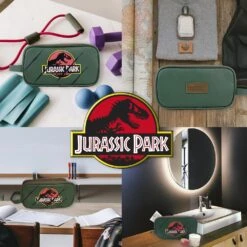 JURASSIC PARK - 30ème Anniversaire - Trousse De Toilette '25x12x12cm' -Homme & Co Soldes Boutique FIGCYPNC 81 JW 5