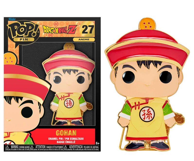 FUNKO DRAGON BALL Z - Pop Large Enamel Pin N° 27 - Gohan 1 FUNKO DRAGON BALL Z - Pop Large Enamel Pin N° 27 - Gohan