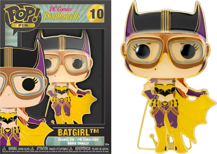 FUNKO DC COMICS - Pop Large Enamel Pin N° 11 - Batgirl 1 FUNKO DC COMICS - Pop Large Enamel Pin N° 11 - Batgirl