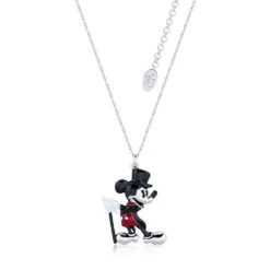 DISNEY MICKEY MOUSE - Showman Necklace 'White Gold Plated'