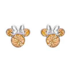 MINNIE - Clous D'Oreilles Anniversaire En Laiton Plaqué - Juin