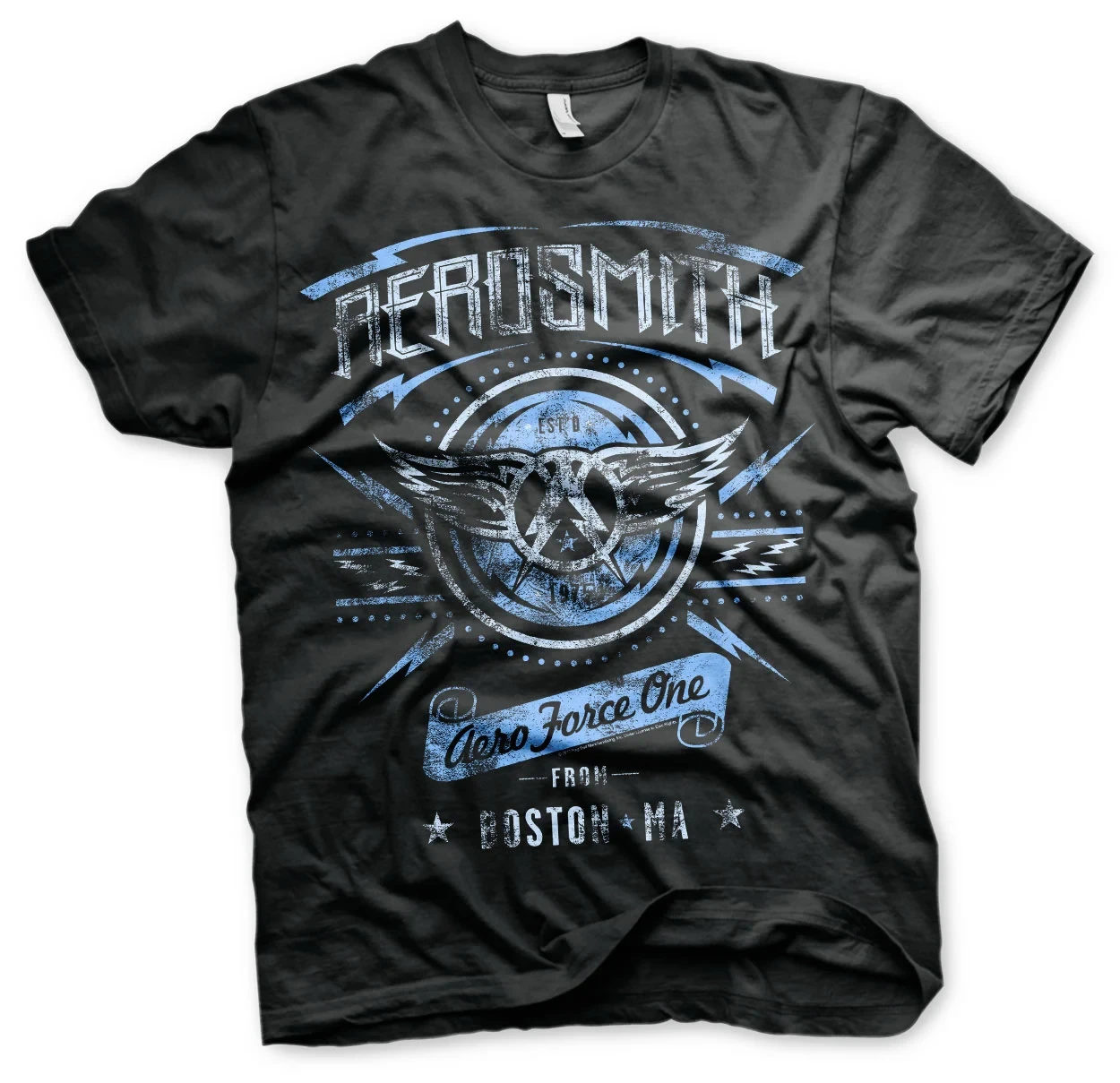 AEROSMITH - T-Shirt Aero Force One Distressed (L) 1 AEROSMITH - T-Shirt Aero Force One Distressed (L)