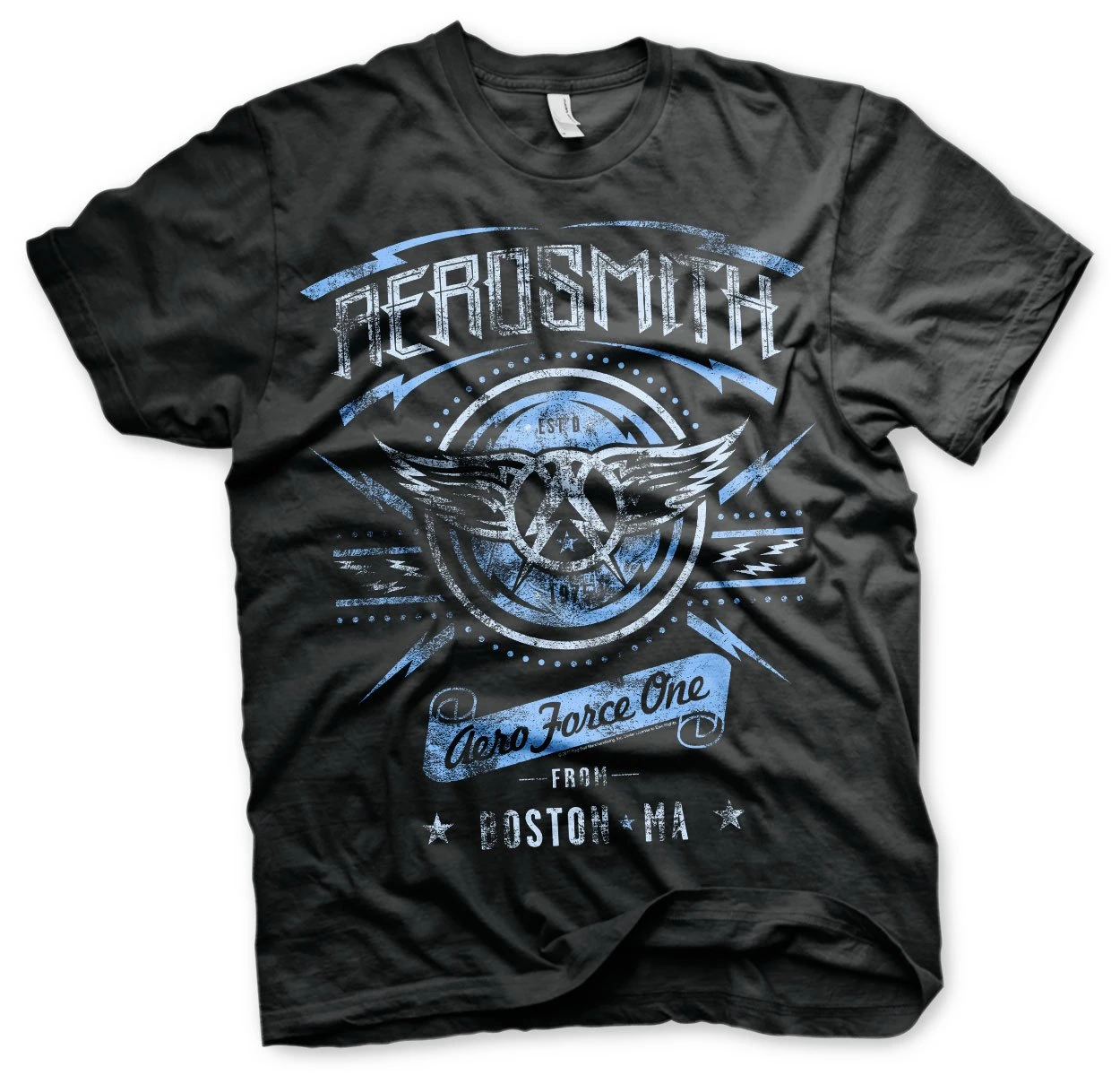 AEROSMITH - T-Shirt Aero Force One Distressed (L) 2 AEROSMITH - T-Shirt Aero Force One Distressed (L) – Image 2