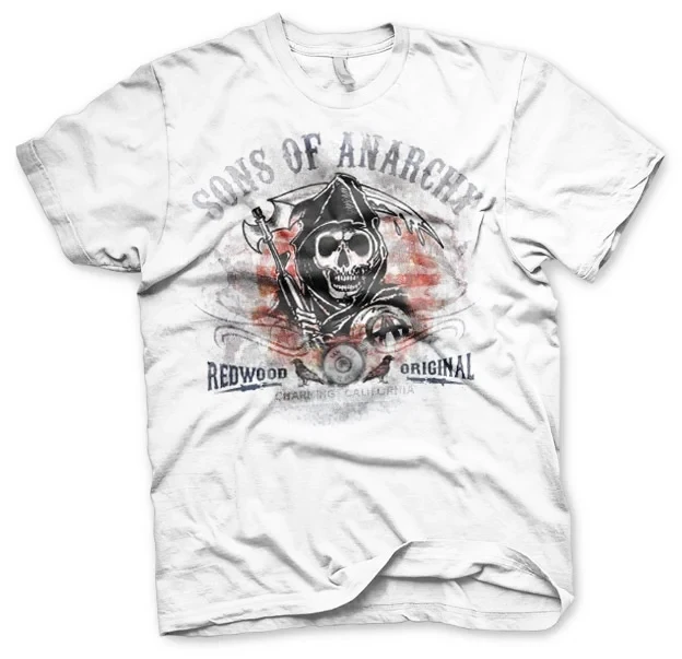 SONS OF ANARCHY - T-Shirt Distressed Flag (S) 1 SONS OF ANARCHY - T-Shirt Distressed Flag (S)
