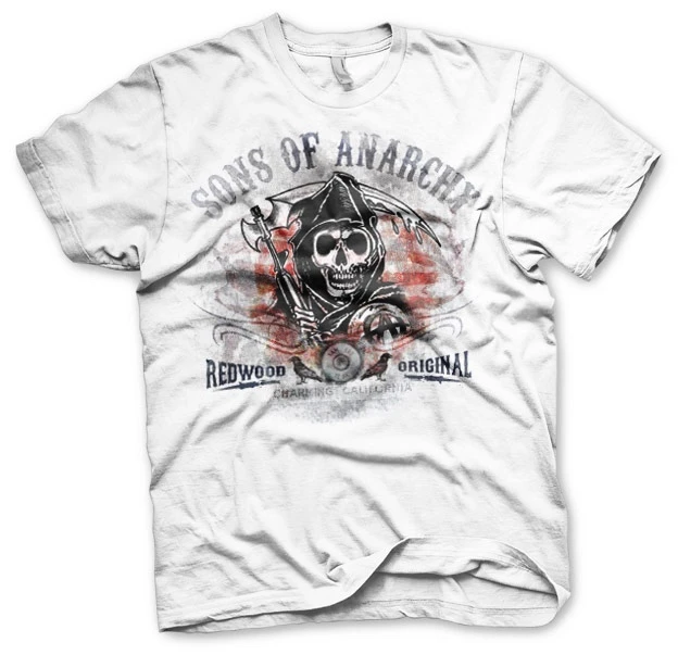 SONS OF ANARCHY - T-Shirt Distressed Flag (S) 2 SONS OF ANARCHY - T-Shirt Distressed Flag (S) – Image 2