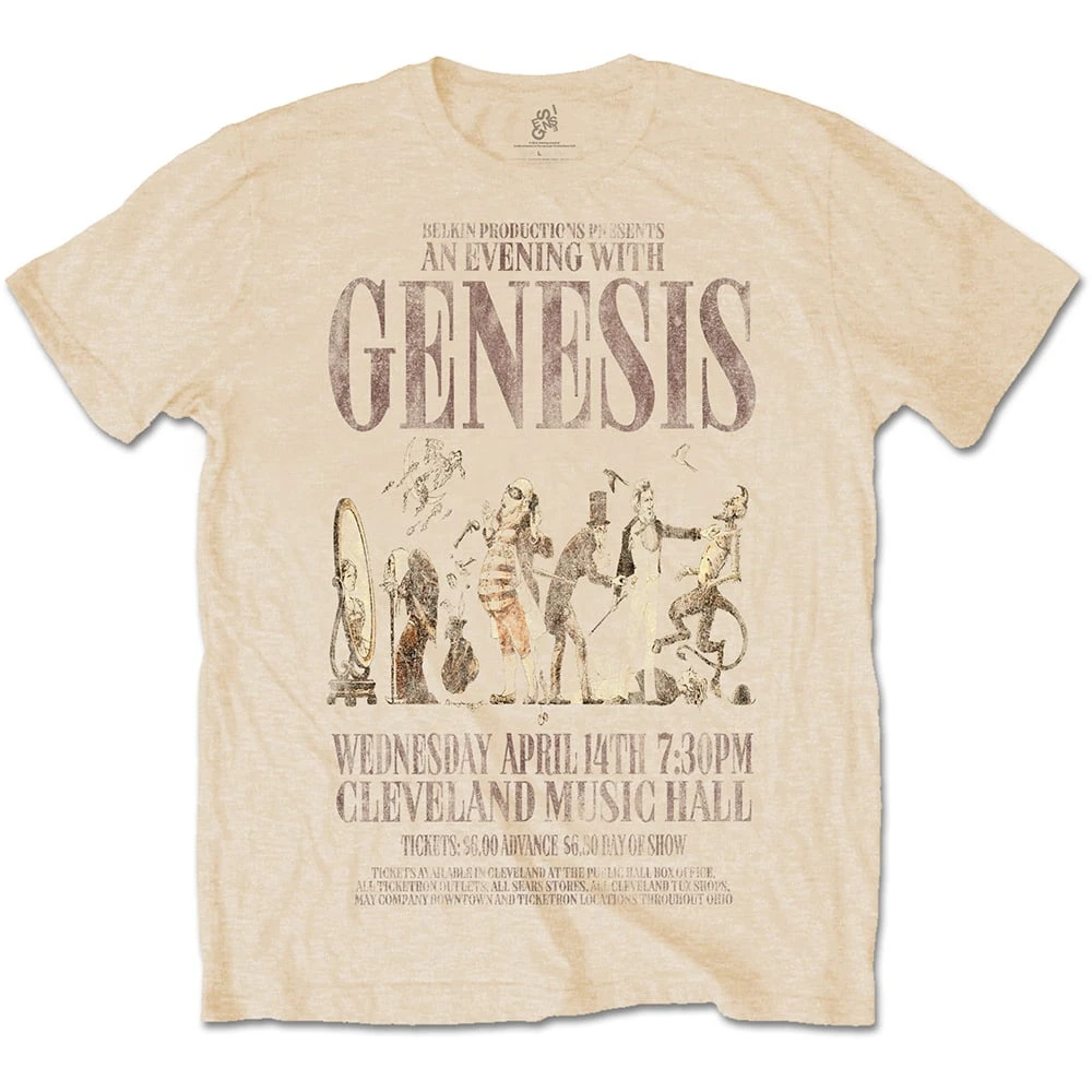 GENESIS - T-Shirt - An Evening With (L) 2 GENESIS - T-Shirt - An Evening With (L) – Image 2