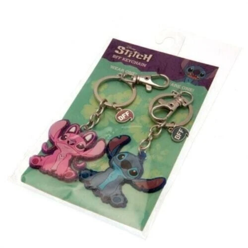 STITCH & ANGEL - Set De 2 Portes-Clé BFF En Métal 3 STITCH & ANGEL - Set De 2 Portes-Clé BFF En Métal – Image 3