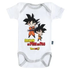 DRAGON BALL SUPER - Body Bébé - Saiyan De Père En Fils (12-18 Mois)