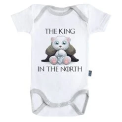 GAME OF THRONES - Body Bébé - King In The North - (12-18 Mois)