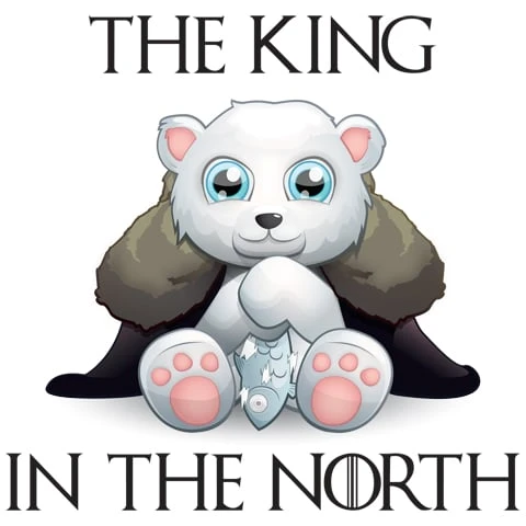 GAME OF THRONES - Body Bébé - King In The North - (12-18 Mois) 3 GAME OF THRONES - Body Bébé - King In The North - (12-18 Mois) – Image 3