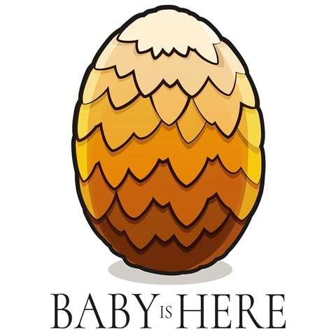 GAME OF THRONES - Body Bébé - Baby Is Here - Jaune (3-6 Mois) 2 GAME OF THRONES - Body Bébé - Baby Is Here - Jaune (3-6 Mois) – Image 2