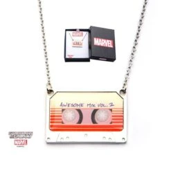 LES GARDIENS DE LA GALAXIE - Cassette Awesome Mix - Collier Pendentif