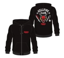 Difuzed STRANGER THINGS - Hellfire Club - Pull à Capuche Homme (S)