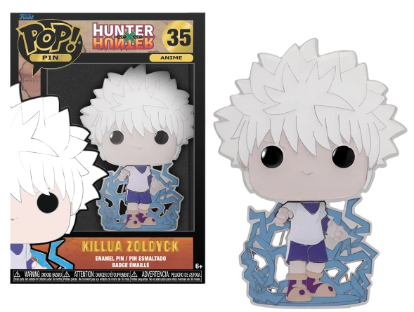 FUNKO HUNTER X HUNTER - Pop Large Enamel Pin N° 35 - Killua Chase Group 1 FUNKO HUNTER X HUNTER - Pop Large Enamel Pin N° 35 - Killua Chase Group