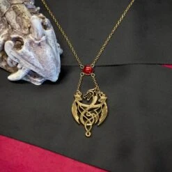 HOUSE OF THE DRAGONS - 3 Dragons - Collier Pendentif Avec Pierre 9 HOUSE OF THE DRAGONS - 3 Dragons - Collier Pendentif Avec Pierre -Homme & Co Soldes Boutique FIGHOTD3DRAGNNK01 4