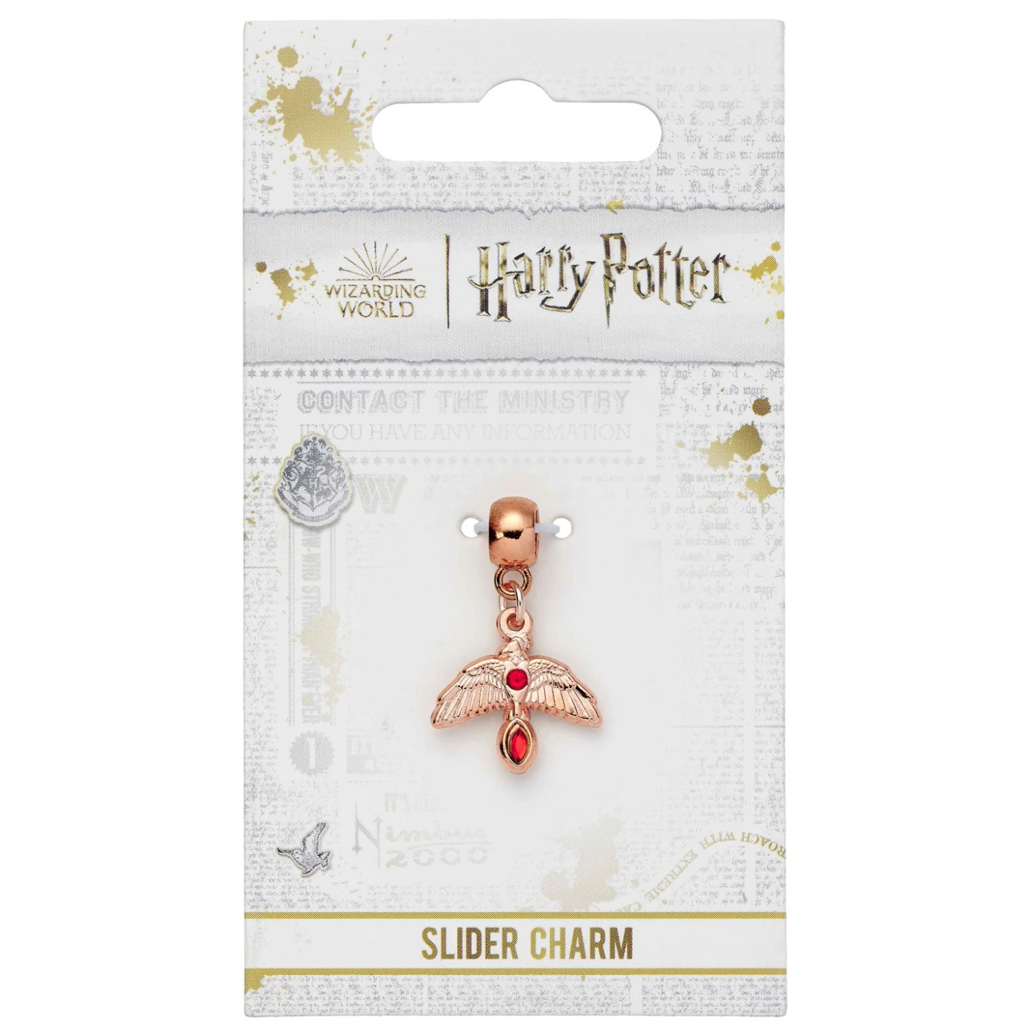 HARRY POTTER - Phénix Rose Gold - Charme Pour Collier & Bracelet 2 HARRY POTTER - Phénix Rose Gold - Charme Pour Collier & Bracelet – Image 2