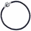HARRY POTTER - Bracelet Fantaisie Cuir Noir - 18cm