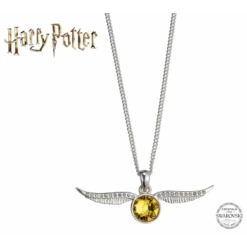 HARRY POTTER - Collier Vif D'Or En Argent & Cristal