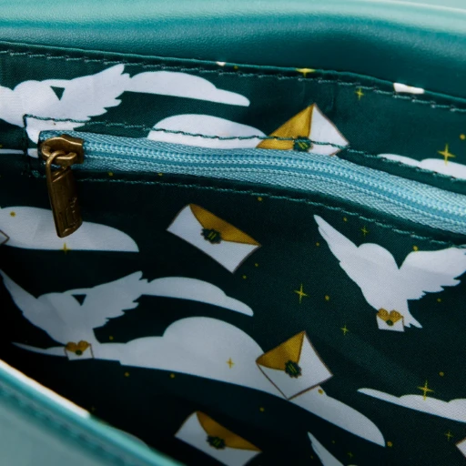 HARRY POTTER -Poudlard 'doré' -Sac Bandoulière Avec Pochette Loungefly 6 HARRY POTTER -Poudlard 'doré' -Sac Bandoulière Avec Pochette Loungefly – Image 6