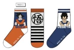 DRAGON BALL - Pack De 3 Chausettes Goku/Vegeta (T27/30)