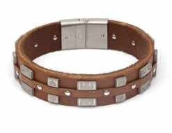 STAR WARS - Bracelet Cuir Inox - Chewbacca