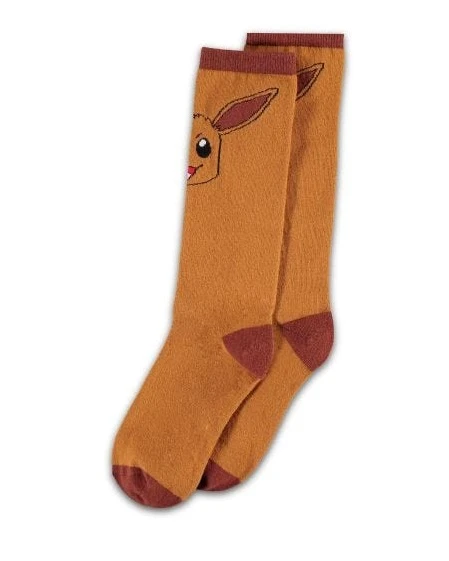 Difuzed POKEMON - Evoli - Paires De Chaussettes Hautes (T35-38) 2 Difuzed POKEMON - Evoli - Paires De Chaussettes Hautes (T35-38) – Image 2