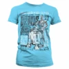 STAR WARS 7 - T-Shirt Droids Night - Sky Blue - GIRL (XL)