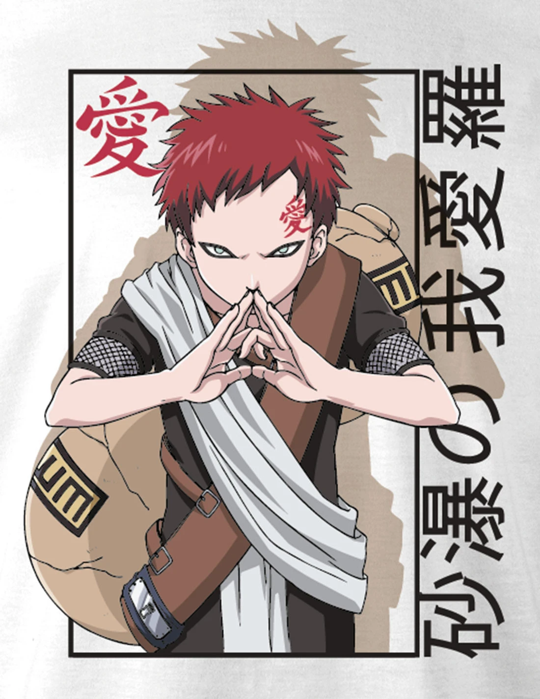 NARUTO - Gaara - T-shirt Homme (L) 2 NARUTO - Gaara - T-shirt Homme (L) – Image 2