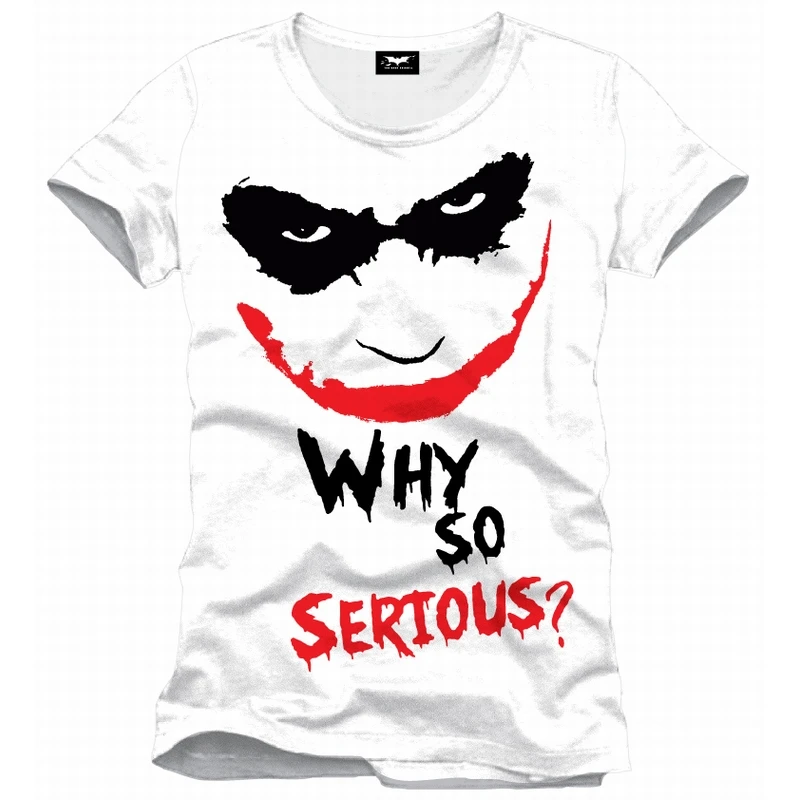 BATMAN - T-Shirt Joker Why So Serious - White (XXL) 1 BATMAN - T-Shirt Joker Why So Serious - White (XXL)