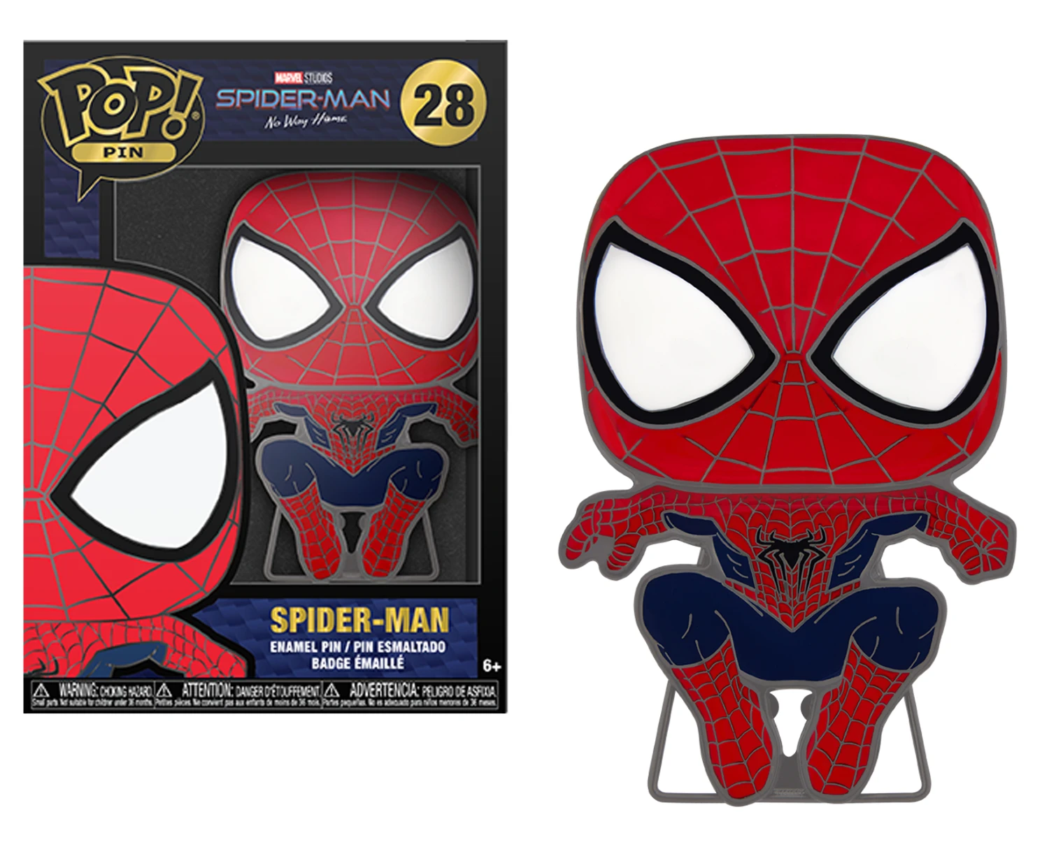 FUNKO SPIDER-MAN - Pop Large Enamel Pin N° 28 - Andrew Garfield 1 FUNKO SPIDER-MAN - Pop Large Enamel Pin N° 28 - Andrew Garfield