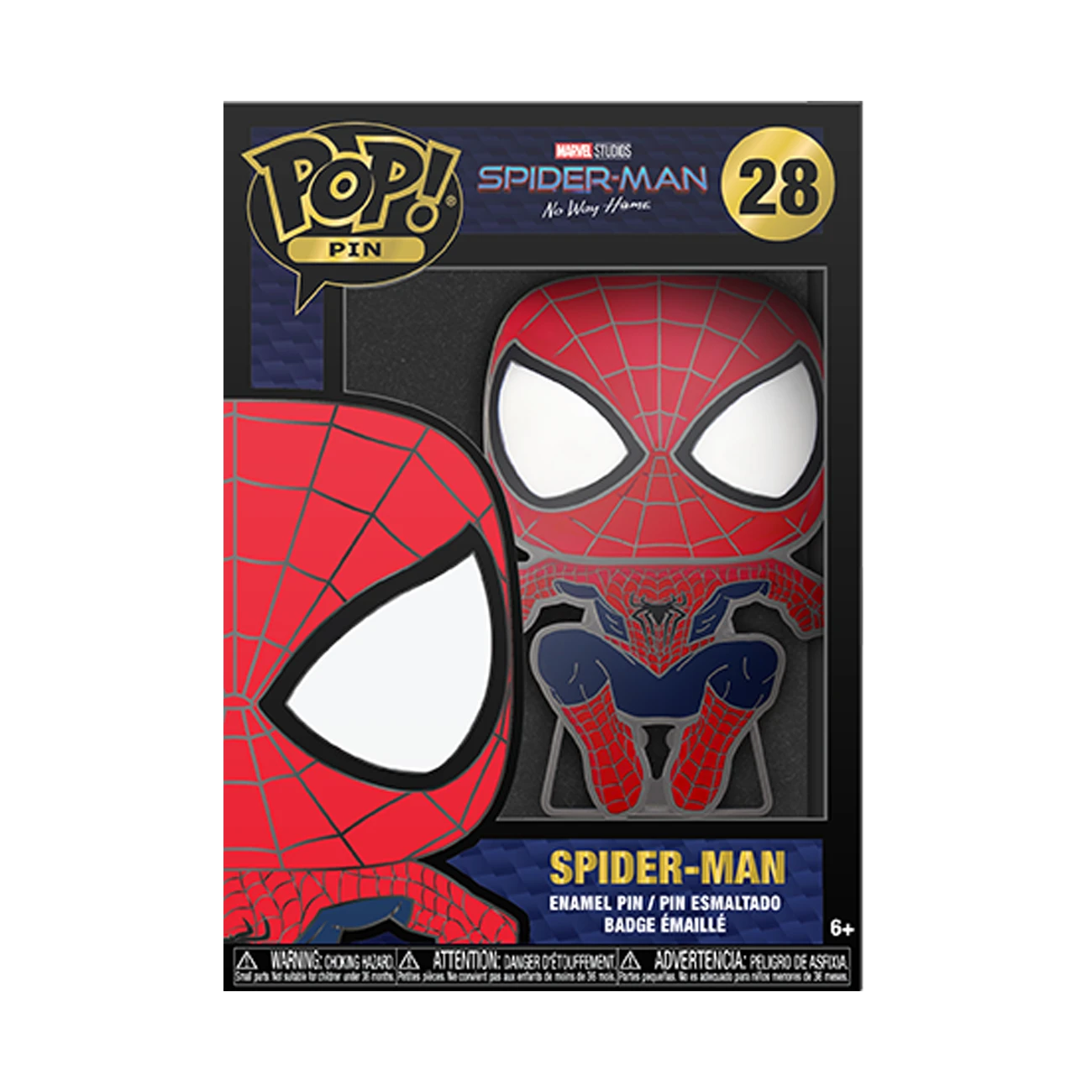 FUNKO SPIDER-MAN - Pop Large Enamel Pin N° 28 - Andrew Garfield 2 FUNKO SPIDER-MAN - Pop Large Enamel Pin N° 28 - Andrew Garfield – Image 2