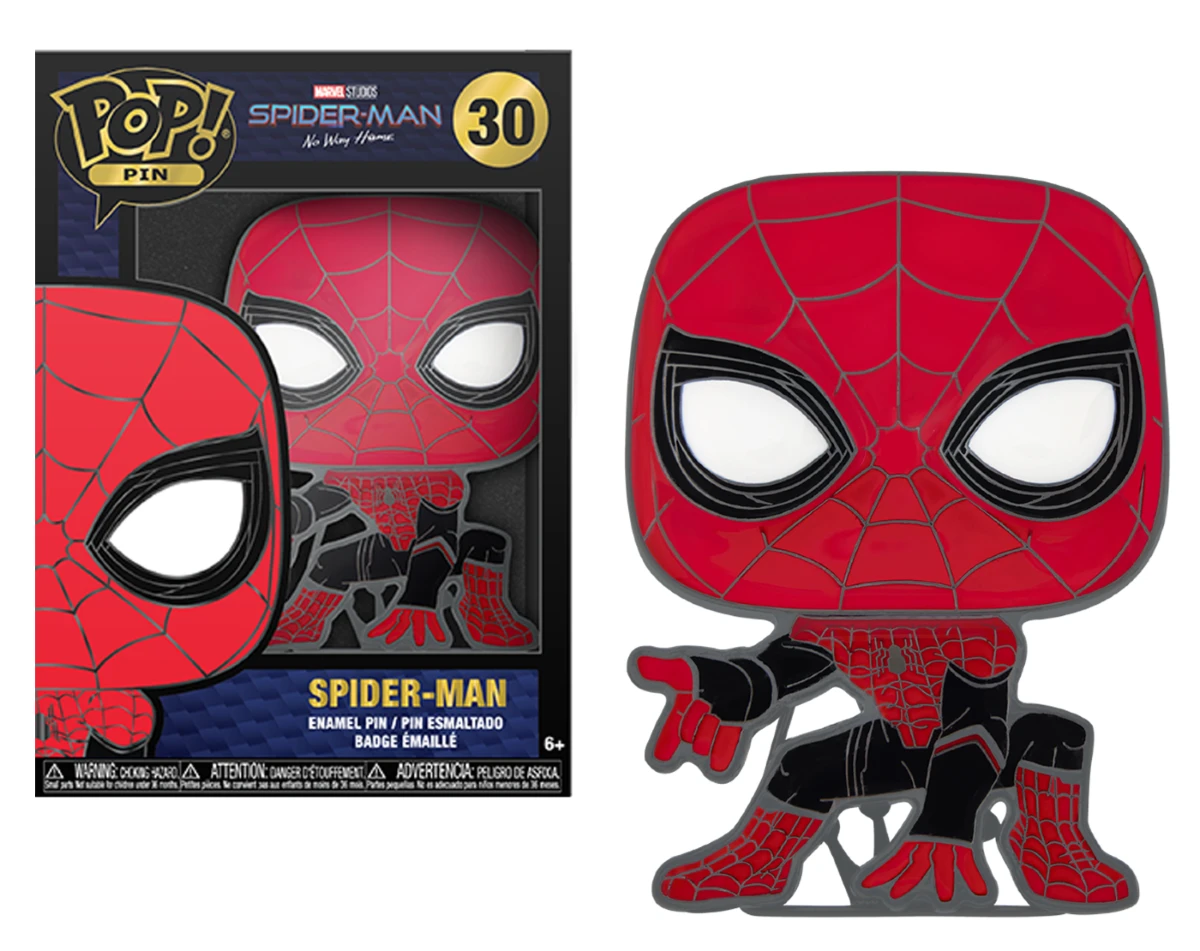 FUNKO SPIDER-MAN - Pop Large Enamel Pin N° 30 - Tom Holland GROUP 1 FUNKO SPIDER-MAN - Pop Large Enamel Pin N° 30 - Tom Holland GROUP