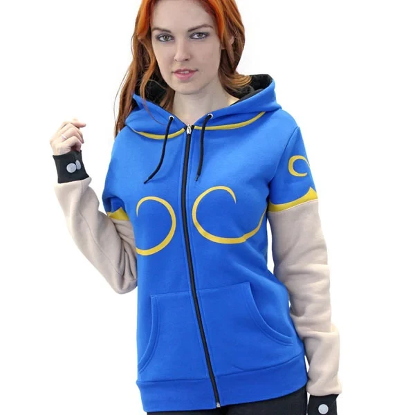 STREET FIGHTER - Chun-Li Hoodies (S) 1 STREET FIGHTER - Chun-Li Hoodies (S)