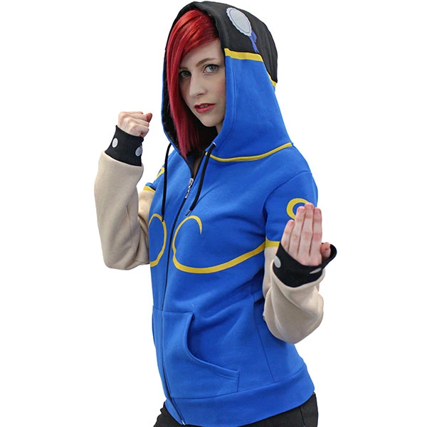 STREET FIGHTER - Chun-Li Hoodies (S) 3 STREET FIGHTER - Chun-Li Hoodies (S) – Image 3