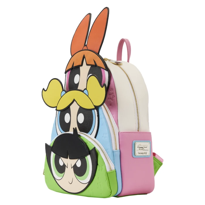 CN - Les Supers Nanas - Mini Sac à Dos Triple Poche Loungefly 2 CN - Les Supers Nanas - Mini Sac à Dos Triple Poche Loungefly – Image 2