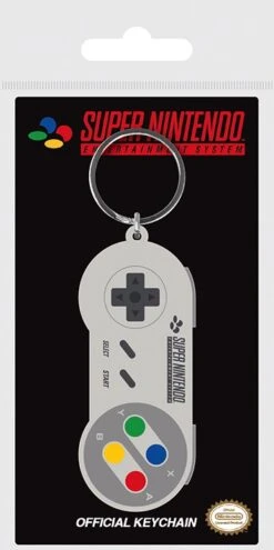 PYRAMID NINTENDO - Porte-Clés Caoutchouc - SNES Controller